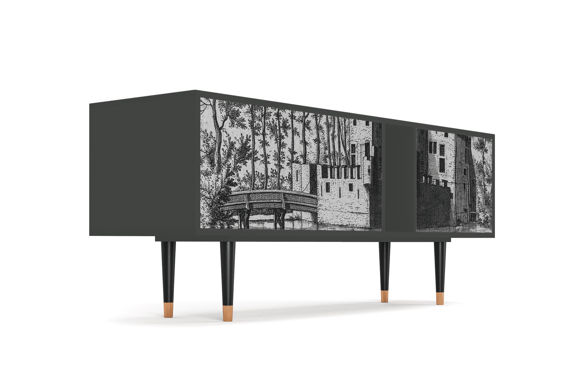 Sideboard – STORYZ – T1 Castle with Bridge – Antracite Sideboard - STORYZ - T1 Castle with Bridge - Antracite