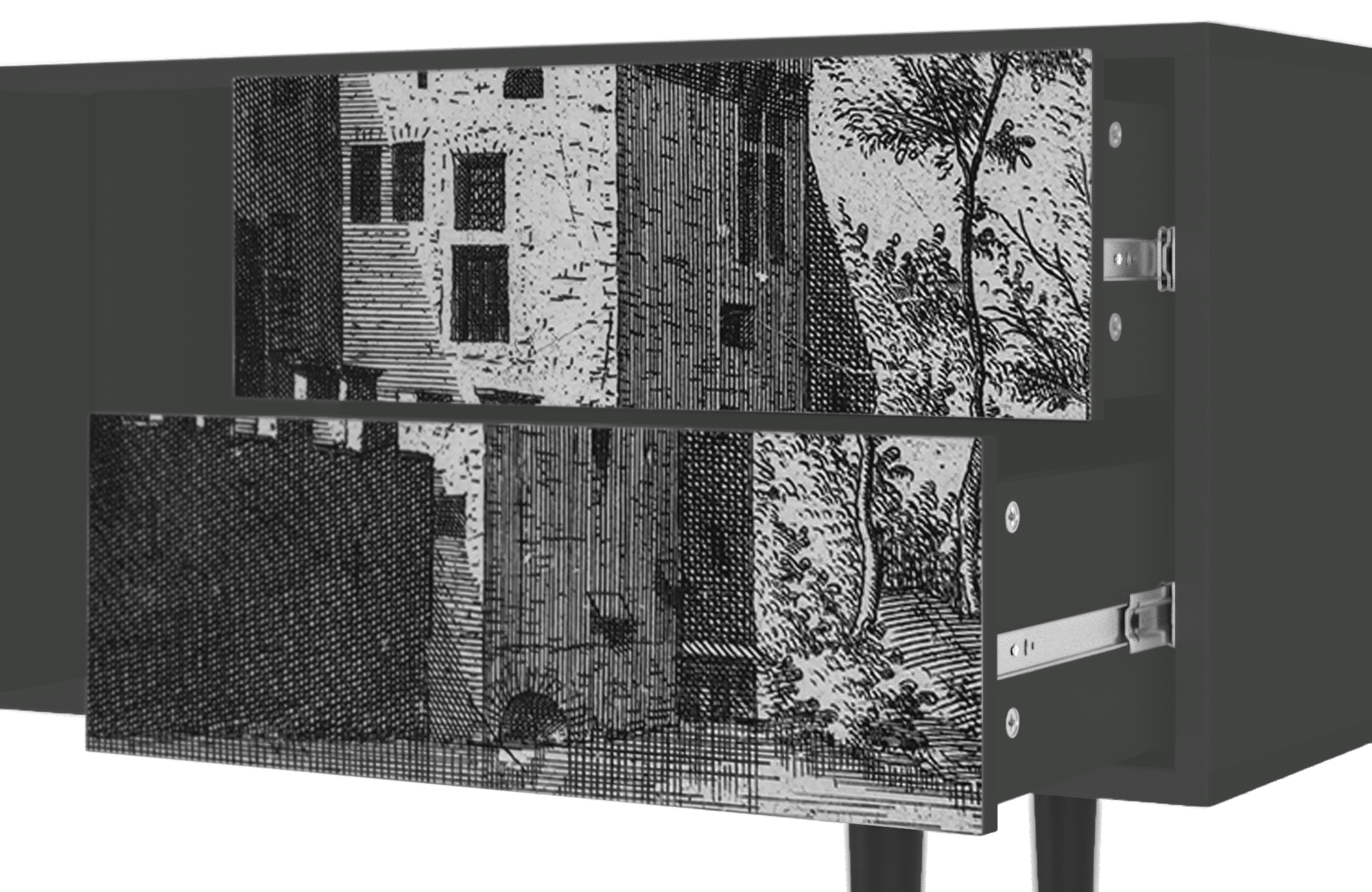 Sideboard – STORYZ – T1 Castle with Bridge – Antracite Sideboard - STORYZ - T1 Castle with Bridge - Antracite