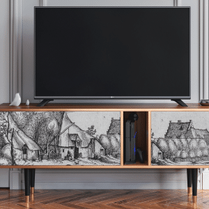Sideboard - STORYZ - T1 Farms in a Village - Walnut