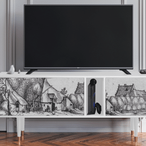 Sideboard - STORYZ - T1 Farms in a Village - White