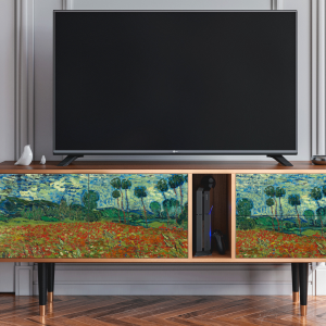 Sideboard - STORYZ - T1 Poppy field by van Gogh - Walnut