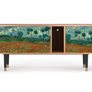 Sideboard - STORYZ - T1 Poppy field by van Gogh - Walnut