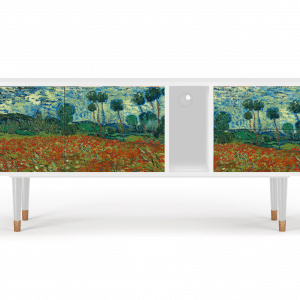 Sideboard - STORYZ - T1 Poppy field by van Gogh - White