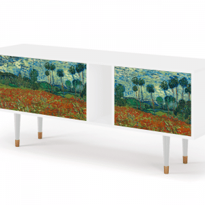 Sideboard - STORYZ - T1 Poppy field by van Gogh - White