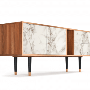 Sideboard - STORYZ - T1 Milk Marble - Walnut
