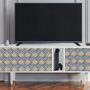 Sideboard - STORYZ - T1 Illusory Pattern - White