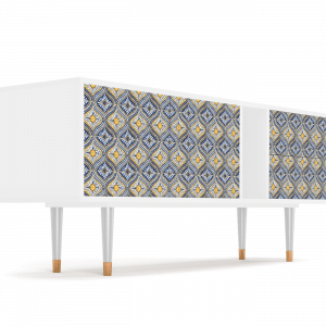 Sideboard - STORYZ - T1 Illusory Pattern - White