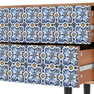 Sideboard - STORYZ - T1 Lovely Cornflowers - Walnut