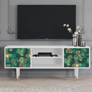 Sideboard - STORYZ - T2 Green Flower - White