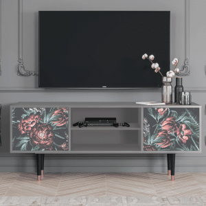 Sideboard - STORYZ - T2 Dark Peonies - Grey