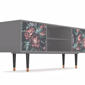 Sideboard - STORYZ - T2 Dark Peonies - Grey