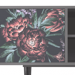 Sideboard - STORYZ - T2 Dark Peonies - Grey