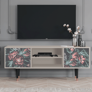 Sideboard - STORYZ - T2 Dark Peonies - Sand
