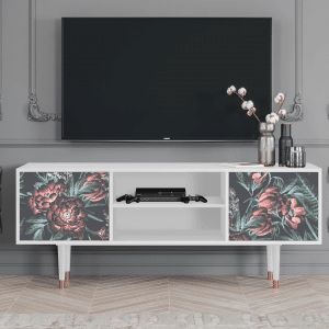 Sideboard - STORYZ - T2 Dark Peonies - White