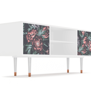 Sideboard - STORYZ - T2 Dark Peonies - White