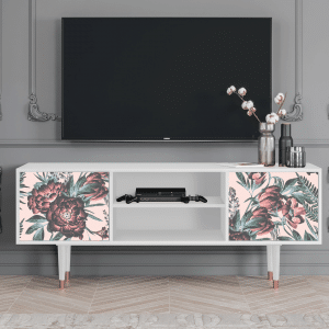 Sideboard - STORYZ - T2 Peach Peonies - White