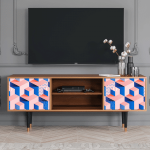 Sideboard - STORYZ - T2 Pinky Squares - Walnut
