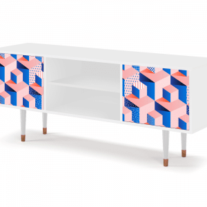 Sideboard - STORYZ - T2 Pinky Squares - White