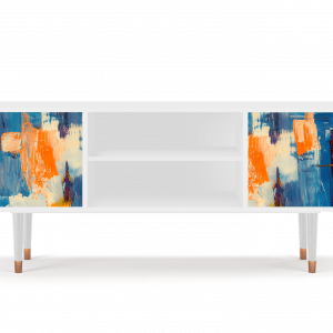 Sideboard - STORYZ - T2 Abstract Expressionism - White