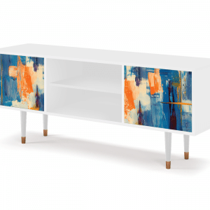 Sideboard - STORYZ - T2 Abstract Expressionism - White