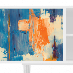 Sideboard - STORYZ - T2 Abstract Expressionism - White