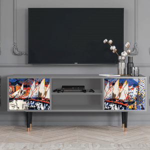Sideboard - STORYZ - T2 Le Séchage des voiles  - Grey