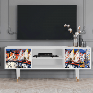 Sideboard - STORYZ - T2 Le Séchage des voiles  - White