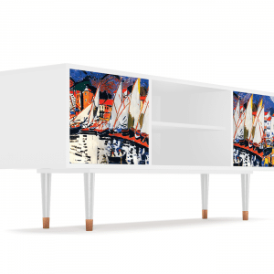 Sideboard - STORYZ - T2 Le Séchage des voiles  - White