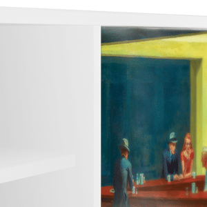 Sideboard - STORYZ - T2 Nighthawks by Hopper - White