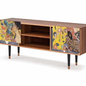 Sideboard - STORYZ - T2 Lady with Fan by Klimt - Walnut