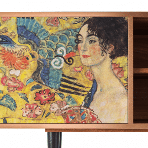 Sideboard - STORYZ - T2 Lady with Fan by Klimt - Walnut