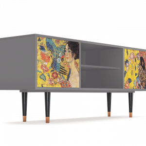 Sideboard - STORYZ - T2 Lady with Fan by Klimt - Grey
