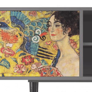 Sideboard - STORYZ - T2 Lady with Fan by Klimt - Grey
