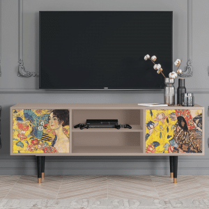 Sideboard - STORYZ - T2 Lady with Fan by Klimt - Latte