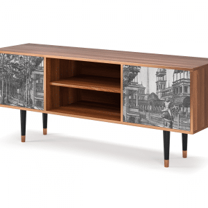 Sideboard - STORYZ - T2 View of the Piazza - Walnut