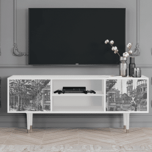 Sideboard - STORYZ - T2 View of the Piazza - White