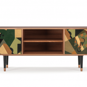 Sideboard - STORYZ - T2 Glass and Checkerboard - Walnut