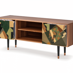Sideboard - STORYZ - T2 Glass and Checkerboard - Walnut