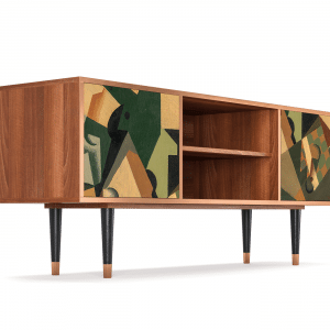Sideboard - STORYZ - T2 Glass and Checkerboard - Walnut