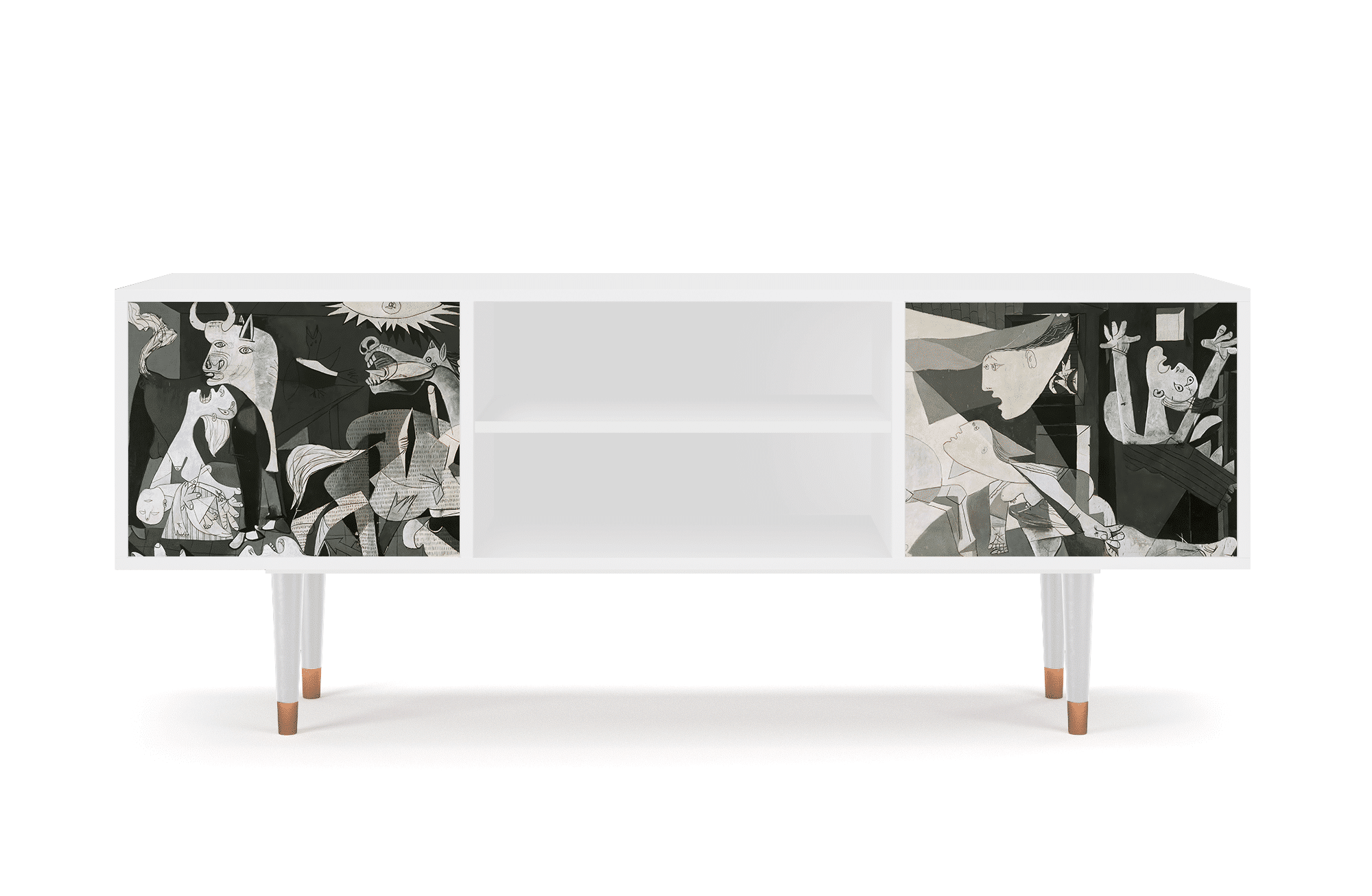 Sideboard – STORYZ – T2 Guernica by Picasso – White Sideboard - STORYZ - T2 Guernica by Picasso - White