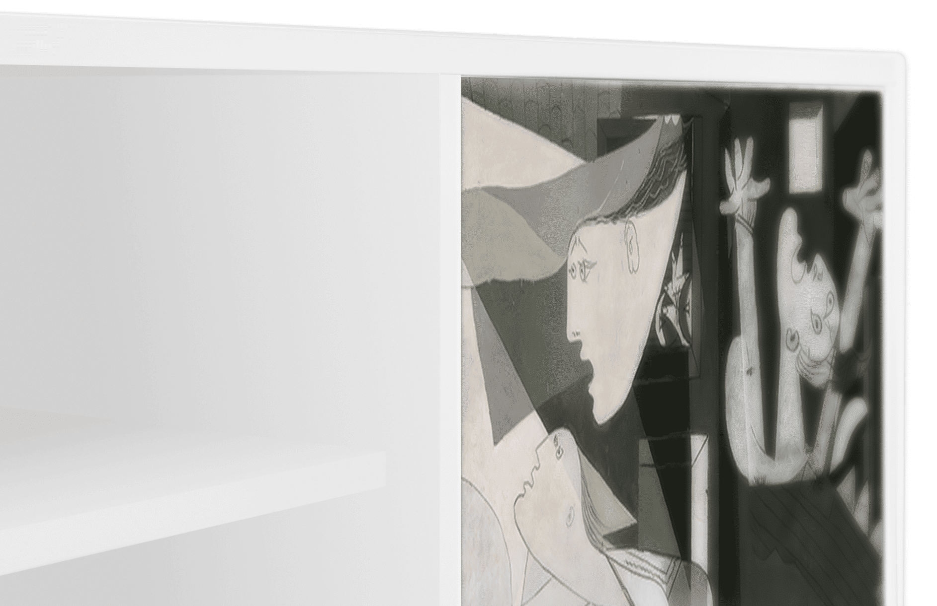 Sideboard – STORYZ – T2 Guernica by Picasso – White Sideboard - STORYZ - T2 Guernica by Picasso - White