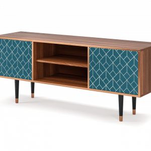 Sideboard - STORYZ - T2 Turquoise Geometry - Walnut