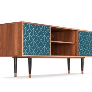 Sideboard - STORYZ - T2 Turquoise Geometry - Walnut
