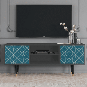 Sideboard - STORYZ - T2 Turquoise Geometry - Antracite