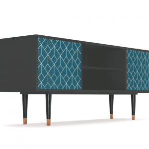 Sideboard - STORYZ - T2 Turquoise Geometry - Antracite