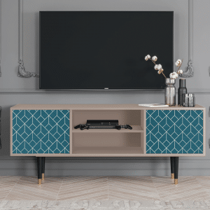 Sideboard - STORYZ - T2 Turquoise Geometry - Latte