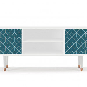 Sideboard - STORYZ - T2 Turquoise Geometry - White