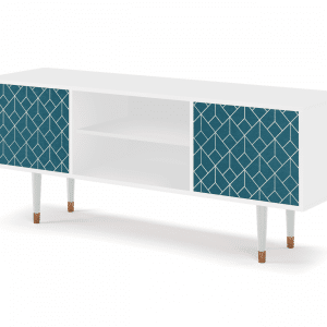 Sideboard - STORYZ - T2 Turquoise Geometry - White