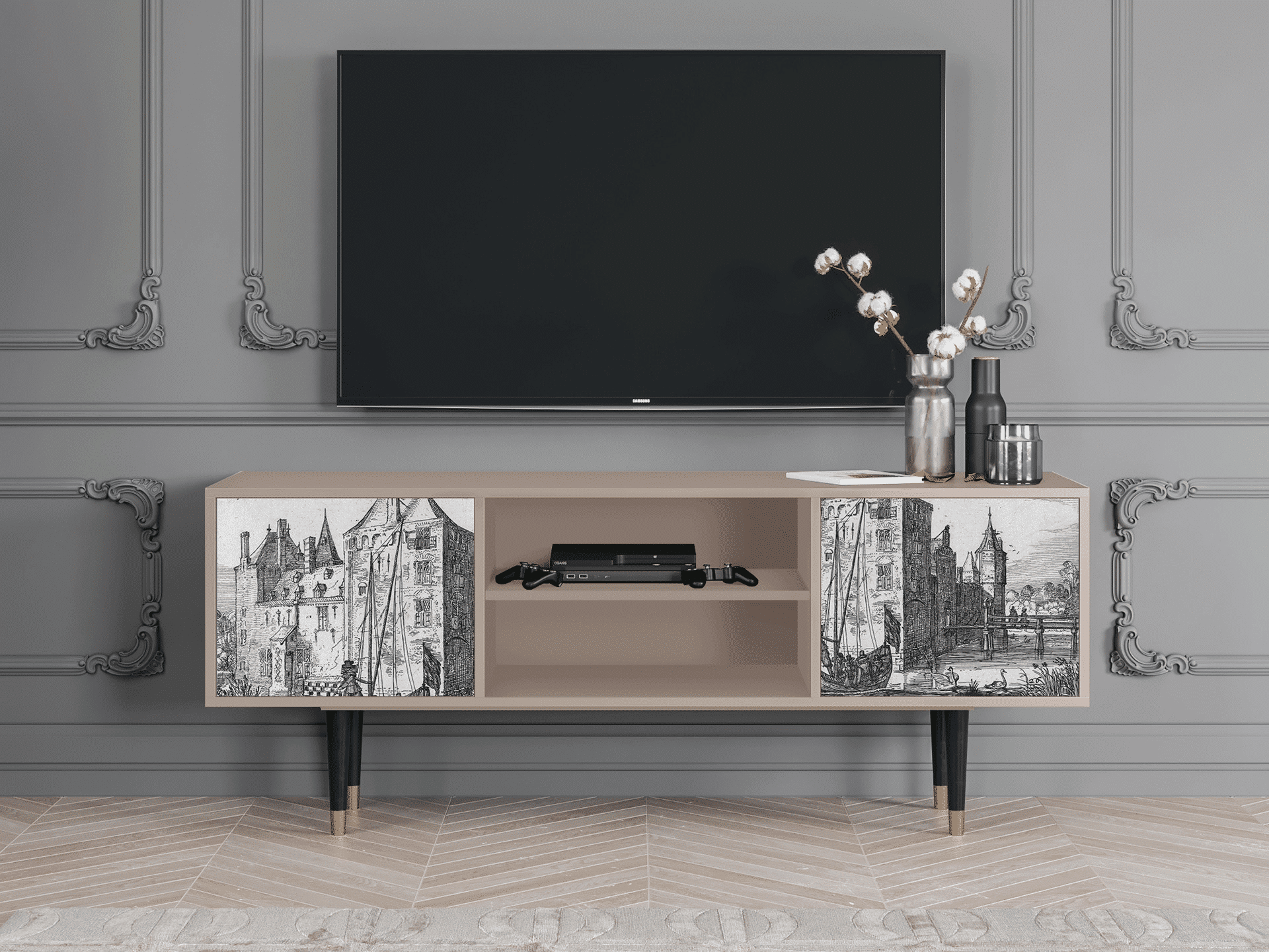 Sideboard - STORYZ - T2 Castle by Breugel - Latte Sideboard - STORYZ - T2 Castle by Breugel - Latte