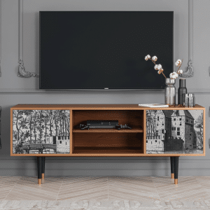 Sideboard - STORYZ - T2 Castle with Bridge - Walnut